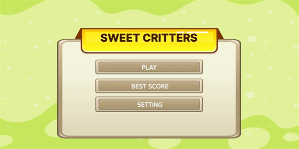 甜甜的小动物(Sweet Critters)游戏截图0