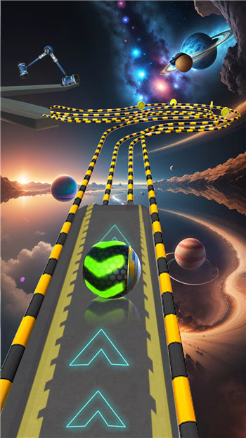 太空球竞争挑战(Space Rolling Balls Race)截图2