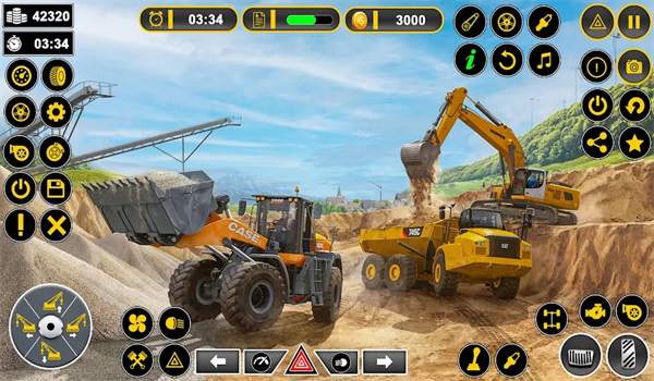 重型挖掘机模拟游戏截图1