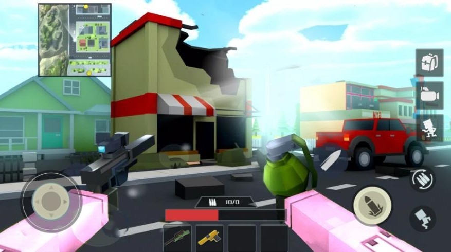 跳伞吃鸡生存截图0